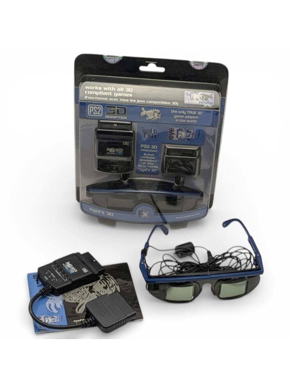 EyeFX PS2 3D Glasses NEW NIB PlayStation 2 CRT Compatible Ace Combat 5